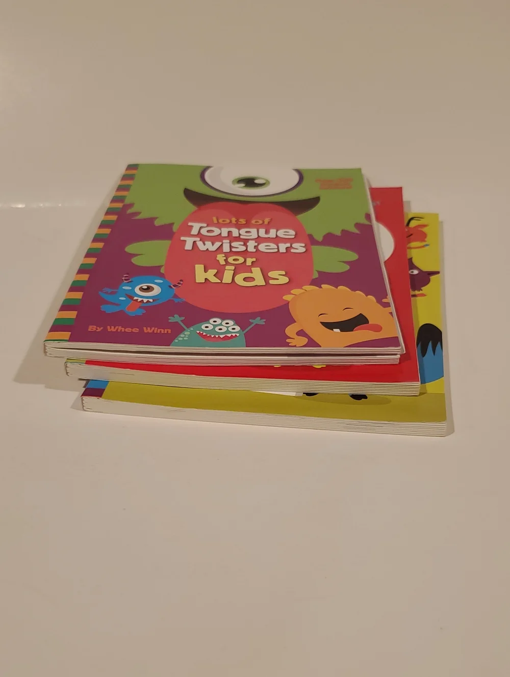 Kids Joke & Tongue Twister 2 Books Set Paperback Preowned